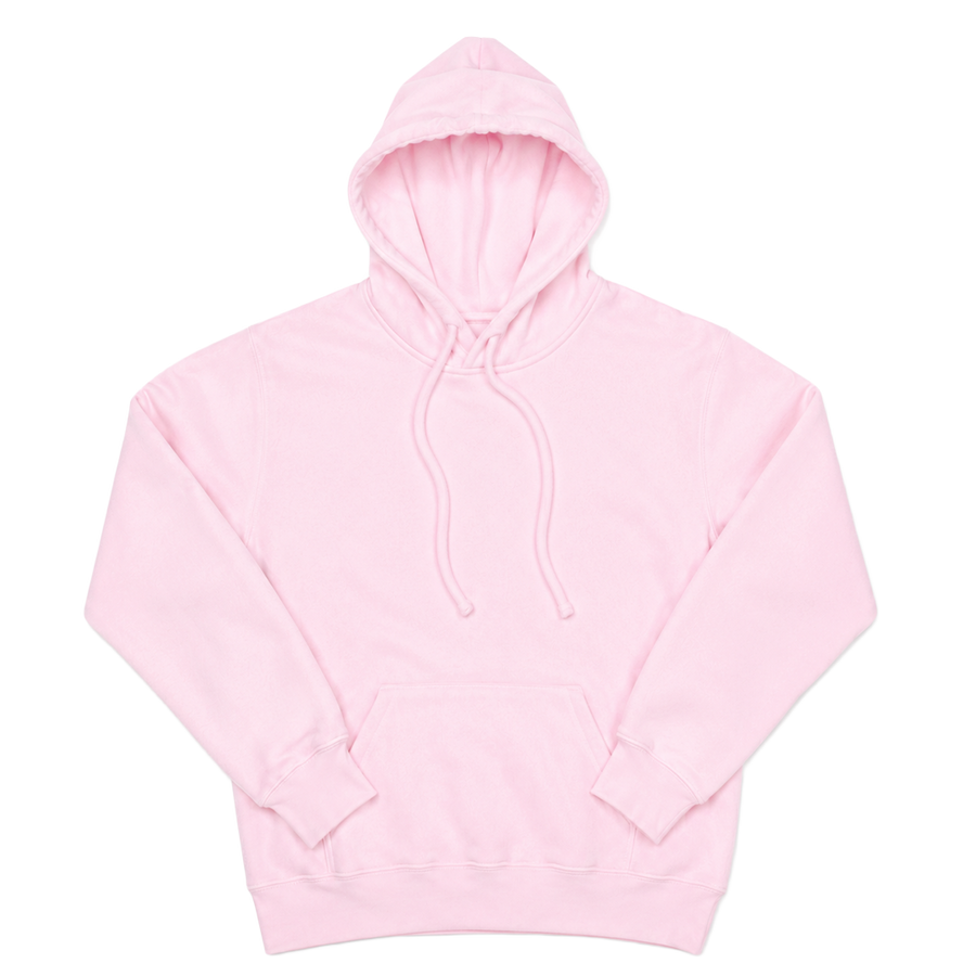 Bubble Gum Pink Cloud Cotton Hoodie
