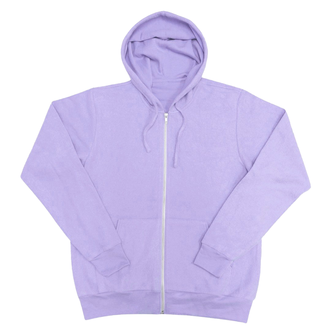 Lavender zip hoodie sale