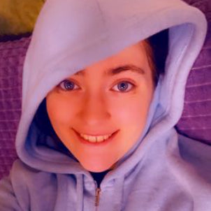 Isabella wearing her Cloud Cotton Hoodie